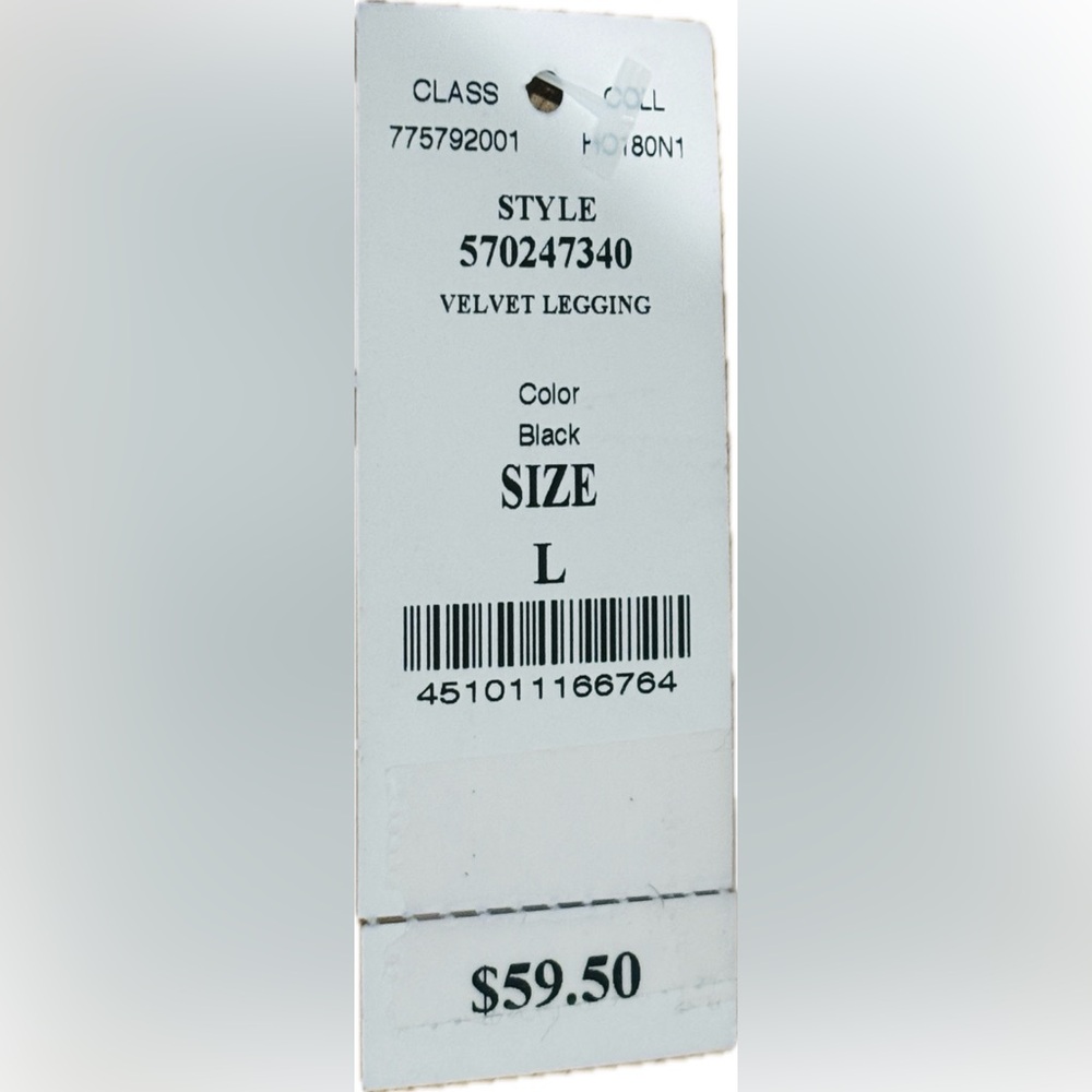 White House Black Market Elegant Black Velvet Leggings - Picture 5 of 6